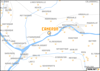 map of Cameron
