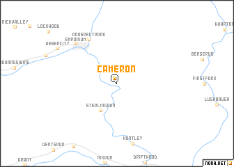 map of Cameron