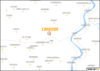 map of Cameron