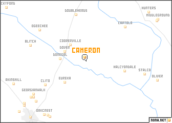 map of Cameron