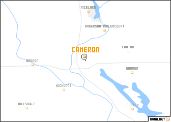 map of Cameron