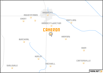 map of Cameron