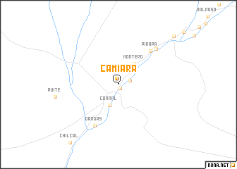 map of Camiara