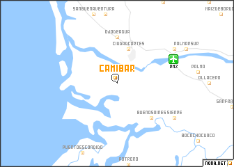 map of Camíbar