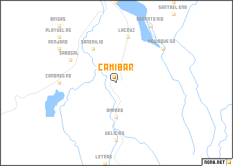 map of Camíbar