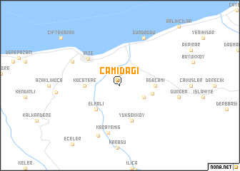 map of Camidağı
