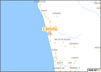 map of Camiing