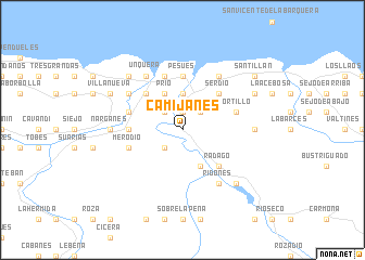 map of Camijanes