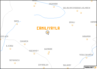 map of Camiliyayla