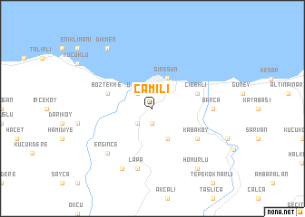 map of Camili