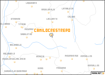 map of Camilo C. Restrepo