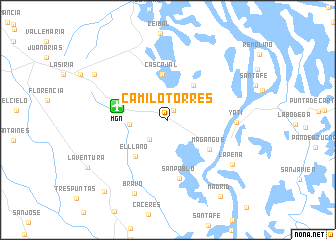 map of Camilo Torres