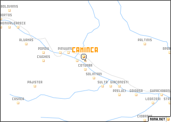 map of Camînca