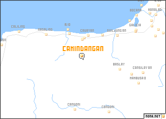 map of Camindañgan