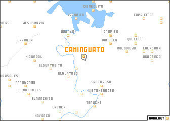 map of Caminguato
