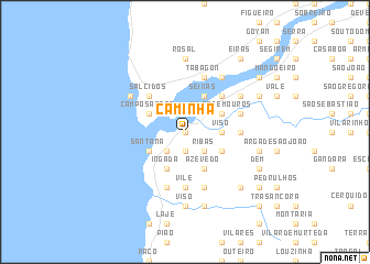 map of Caminha