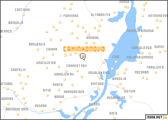 map of Caminho Novo