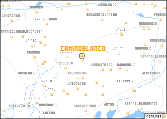 map of Camino Blanco