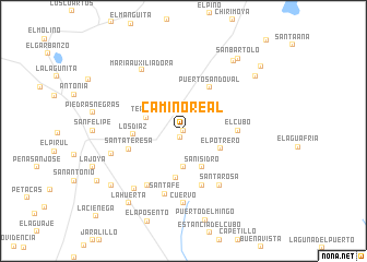 map of Camino Real