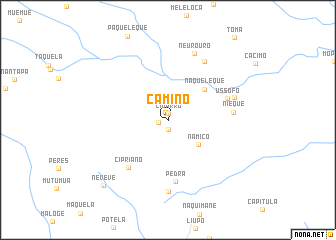 map of Camino