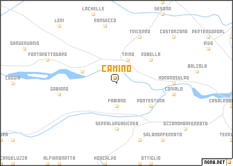 map of Camino