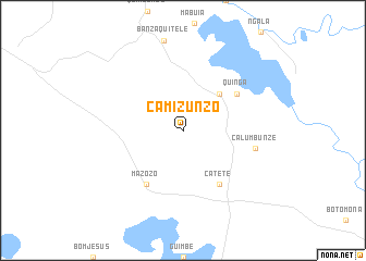 map of Camizunzo
