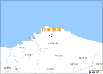 map of Çamkonak