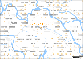 map of Cam Làm Thương