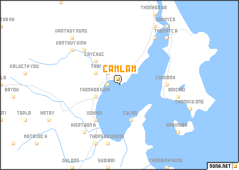 map of Cam Lâm