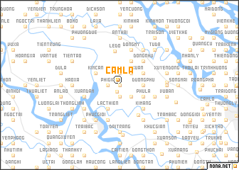 map of Cẩm La