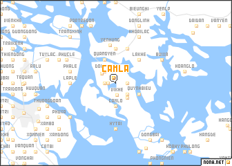 map of Cẩm La