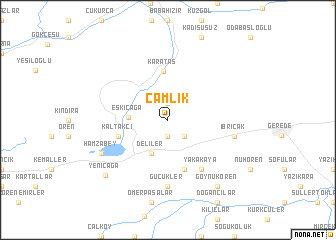 map of Çamlık