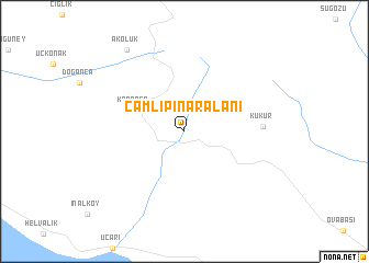 map of Çamlı Pınaralanı