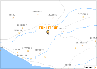 map of Çamlıtepe