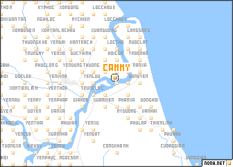 map of Cẩm Mỹ
