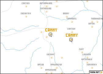 map of Cam Mỹ