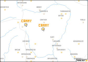 map of Cẩm Mỹ