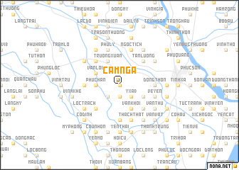 map of Cẩm Nga