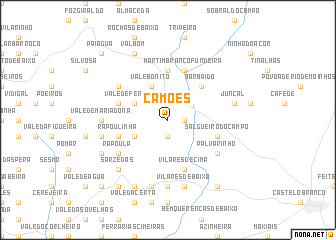 map of Camões