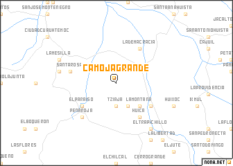 map of Camojá Grande