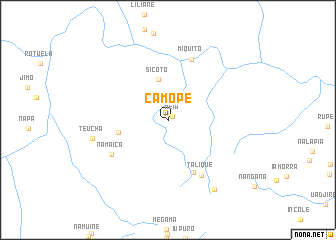 map of Camope