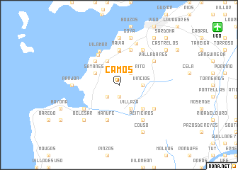 map of Camos