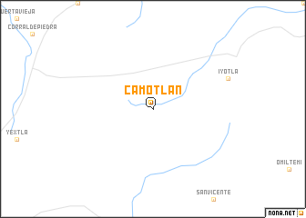 map of Camotlán