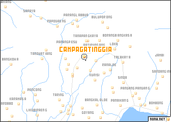 map of Campagatinggia