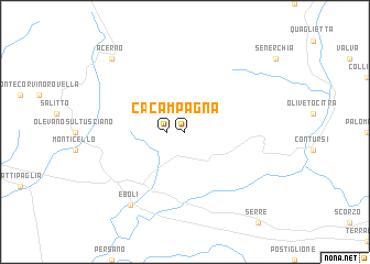 map of Campagna