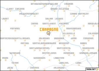 map of Campagne