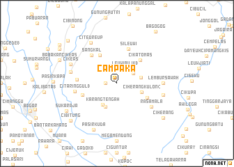 map of Campaka