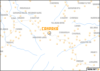 map of Campaka