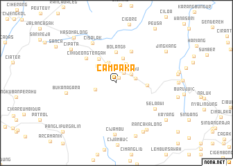 map of Campaka