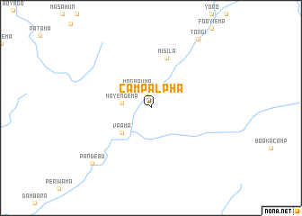 map of Camp Alpha